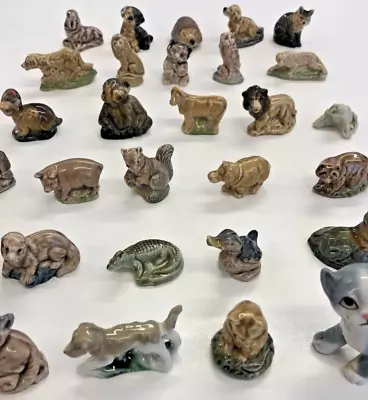 30 X Wade Whimsies Wade Animals Dog Duck Pig Cow Fish Owl Koala Rabbit • £85