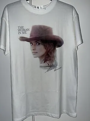 Shania Twain T-Shirt Tee New Retro Music Medium (M) Relaxed Fit (like A XL) • $33.50