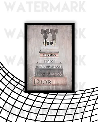 Fashion Wall Art Coco Quote Make Up Poster Glamour Fashion Print A3 Size • £10.99