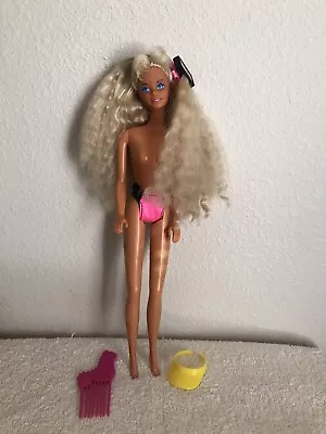 Vintage Barbie Beach Blast Doll Blonde Hair 1989 • $7.99