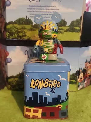 DISNEY Vinylmation 3  Park Set 1 San Francisco Lombard Street With Tin • $11.99