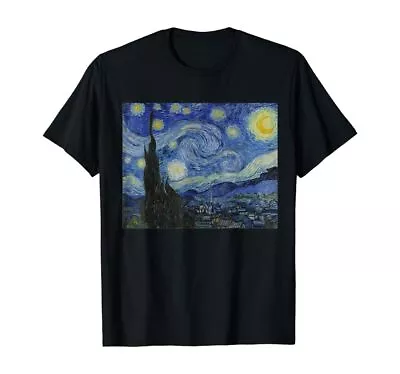 Starry Night By Vincent Van Gogh | Famous Painting T-Shirt • $19.99