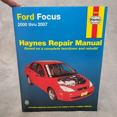 $13.97 • Buy Haynes 36034 Ford Focus Repair Manual 2000 Thru 2005 All Models GUC
