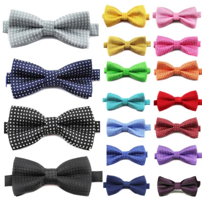 $2.49 • Buy Boys Kids Bow Tie Children Toddler Dot Necktie Wedding Prom Tuxedo Party Bowtie