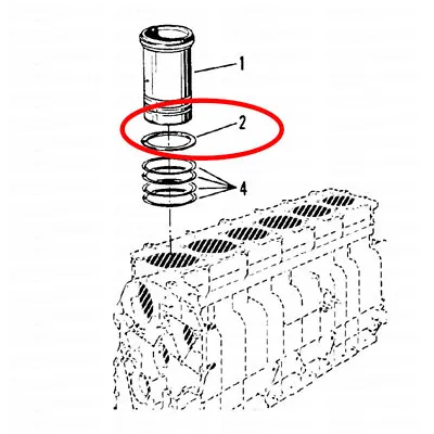 MerCruiser Marine Diesel Engine 4.2L 2.8L Shims Cylinder Liner 0.15 Mm 801331607 • $4.29