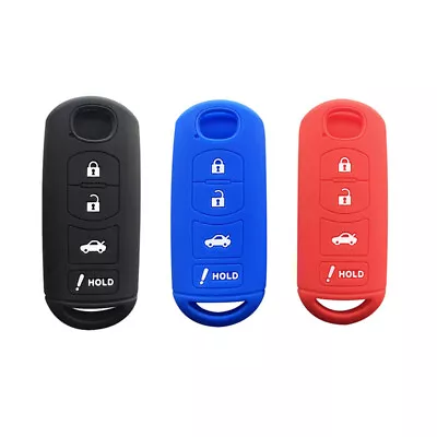 4 Button Remote Smart Key Fob Silicone Skin Case Cover For Mazda 3 6 CX-7 CX-9 • $6.99