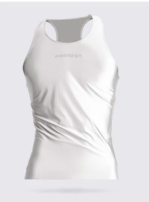 £22 • Buy AMORESY Uranus Glossy Lycra Sleeveless Vest - Size L - UK SELLER Item In Uk