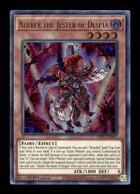 $5.99 • Buy Yugioh GFP2-EN097 Aluber The Jester Of Despia 1st Edition Ultra Rare Effect