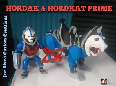 Masters Of The Universe Origins CUSTOM PAINTED HordKat Battle Cat MOTU  • $85