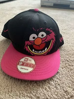 New Era 9Fifty Muppets Animal Snapback Hat Black & Pink • $27