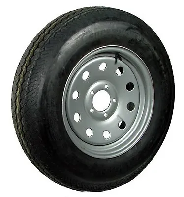 15  5-5  Bolt Circle Silver Modular Wheel And ST20575R15C Radial Trailer Tire • $169.99