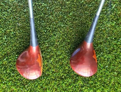 MacGregor 945w Tourney Eye-O-Matic 1 & 3 Persimmon Wood Set Refinished • $239.95