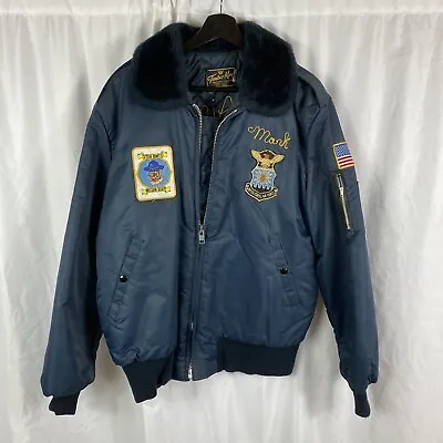 Vintage 1970s US Air Force Tour Souvenir Jacket Timber King Patched • $350