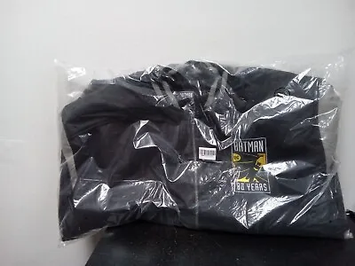 Batman Varsity Jacket 80 Years 2xl Xxl Lootwear Original Black • $59.99