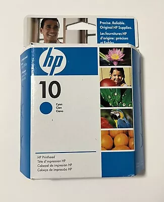 Genuine HP 10 Cyan Printhead 2000C 2500C HP DesignJet Color Mfr Date 02/2010 • $7