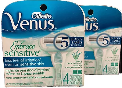 Gillette Venus Embrace Sensitive 8 Refill Cartridges • $39.98