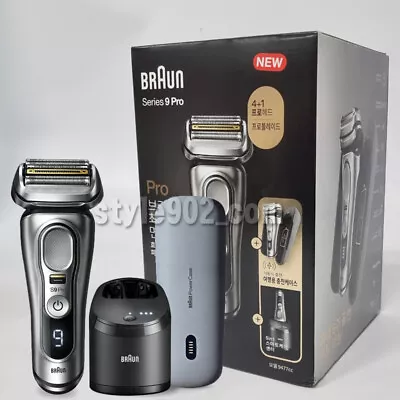 Original Braun Series 9 Pro Electric Shaver With PowerCase 9477cc - FedEX  • $545.74
