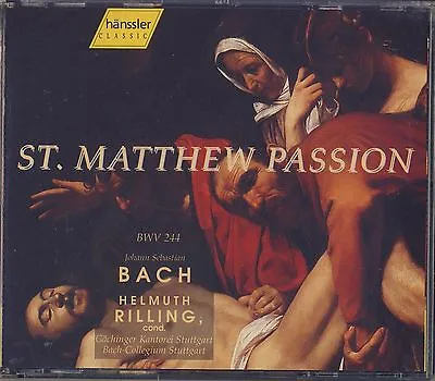 Bach - Rilling: St. Matthew Passion (3 Discs Haenssler) Like New • $16.30