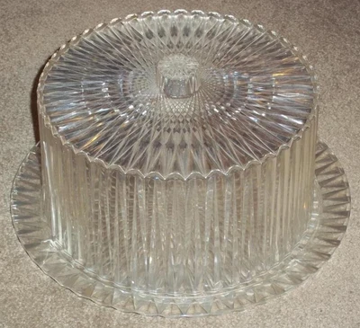 $9.99 • Buy Vintage Hard Plastic Cake Carrier Saver, 10 1/4  Diameter