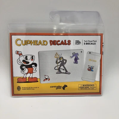 $5 • Buy Controller Gear Cuphead - Character Tech Decal Pack - The Devil - Laptop & Cell
