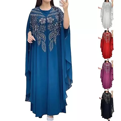 Long Sleeve Maxi Dresses For Women With Pockets Women's Muslim Long Sleeve Dress • $95.95