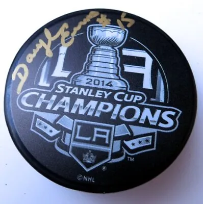 Daryl Evans Signed Autographed 2014 Stanley Cup Champions Puck LA Kings GV917177 • $49.99