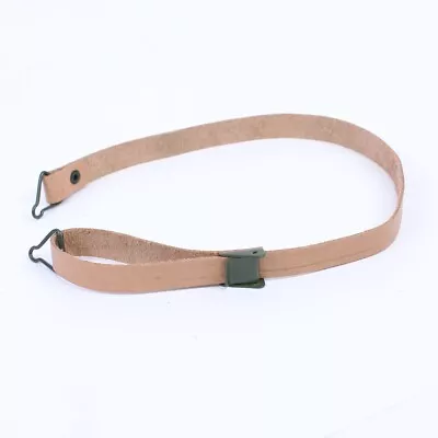 Replica Leather Chinstrap For The Liner On The WW2 M1 Helmet Natural Tan AG1188 • £13.49
