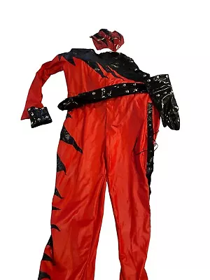 Adult WWE Wrestler Kane Costume SIZE PLUS 2X (Used) • $49.99