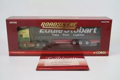 Corgi Roadscene Cc18106 Scania R Series Curtainside Eddie Stobart Ltd 1/76 Mib • £15