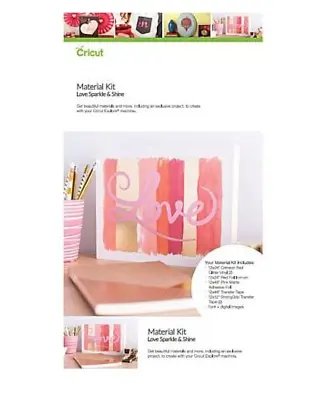 $18.99 • Buy Cricut Love Sparkle & Shine Material Kit Brand New In BOX P2