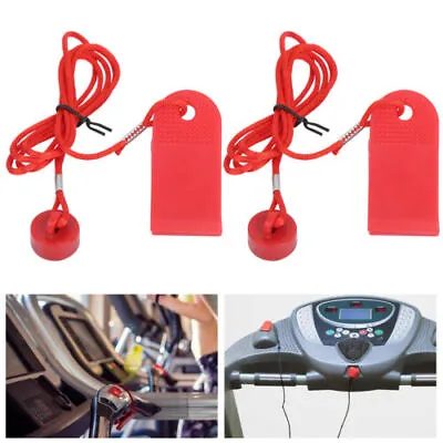 $12.79 • Buy 2X Running Machine Safety Key Treadmill Magnetic Security Switch Lock Emergency
