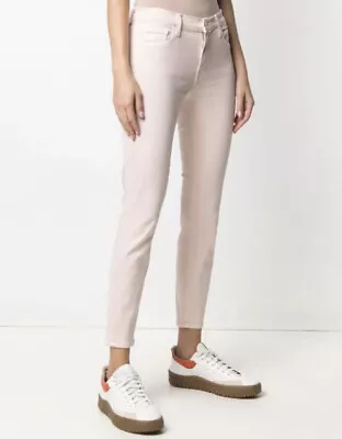 J Brand 835 Mid Rise Crop Skinny Jeans Barely Pink Size 31 Pants $198 • $58