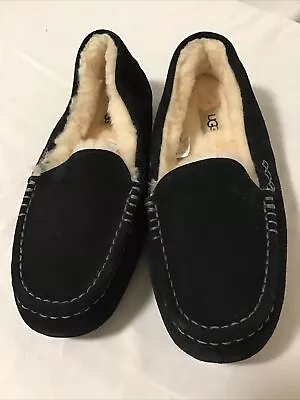 UGG Australia Women's Ansley Sheepskin Slipper Size 10 Black EUR 41/UK 8.....R79 • $39.99