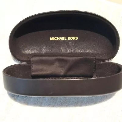 Michael Kors Brown Leather Eyeglasses / Sunglasses Case -3 Sizes - New! • $10.99