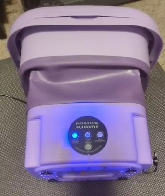 Portable Washing Machine Mini Washer Foldable Washer And Spin Dryer Small Travel • $18.50