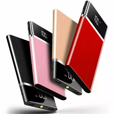 $17.95 • Buy Power Bank 10000mAh 2USB External Battery Portable Charger For Mobile Phone US