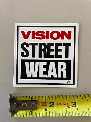 Vintage OG 1980's NOT A Reissue Vision Street Wear Sticker • $1.99