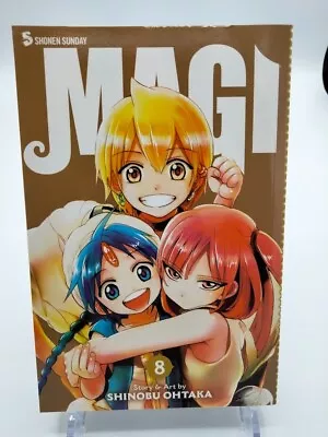 Magi The Labyrinth Of Magic Volume 8 Manga English Shinobu Ohtaka • $54.61