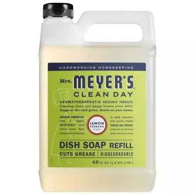 Mrs. Meyer's Liquid Dish Soap Refill Lemon Verbena 48 OZ (6-Pack) • $71.88