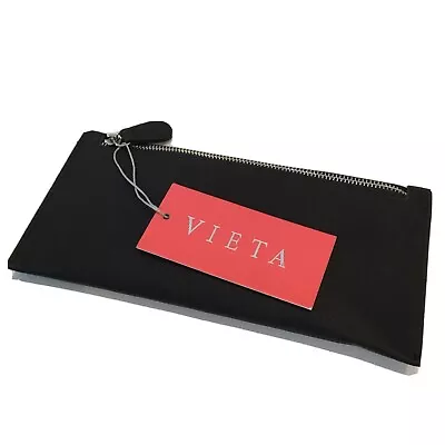 Vieta Black Clutch Purse Wallet NWT • $5.99