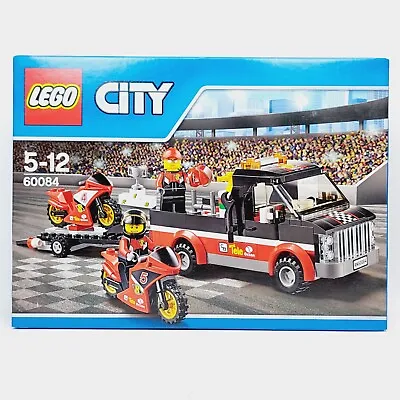 LEGO 60084 City Racing Bike Transporter Motorbike Rider Race Team Stadium Trophy • $69.99