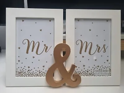 Mr And Mrs Duo Photo Frame Wedding Engagement Gift • £8