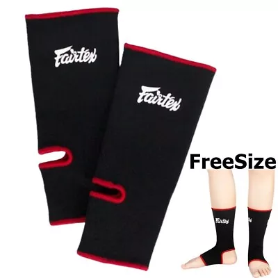 Fairtex Nation Man Ankle Support Guards Elastic Training Muay Thai MMA UFC AS1 F • $35.89