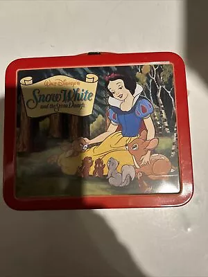 Vintage Hallmark School Days Disney Snow White Seven Dwarfs Mini Lunch Box W Tag • $9.99