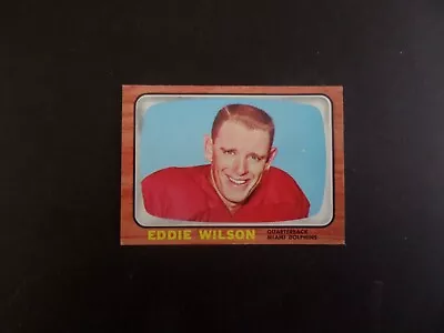 1966 Topps Eddie Wilson Dolphins Football Card #88 Ex  #66 • $4.05