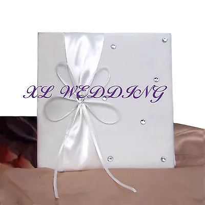 Ivory Wedding/marriage Certificate Holder/cover  With Bow & Diamantes Boxed New • £13.99