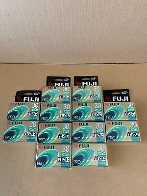 Fuji Film Pro TC-30 VHS-C Premium High Grade Camcorder Tape Lot Of 12 Brand New • $49.99