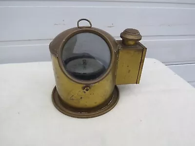 Nautical Brass Binnacle  Marine Compass Vintage • $150