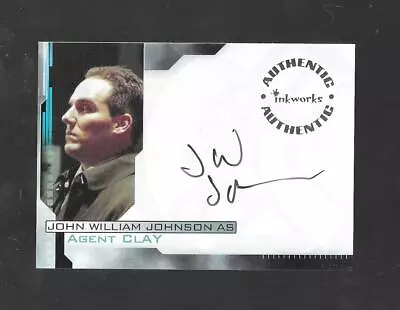 Hellboy 2004 Autograph Card A4 John William Johnson - Agent Clay • $8