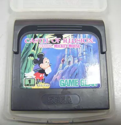 Sega Game Gear Cartridge - Castle Of Illusion Starring Mickey Mouse • $50